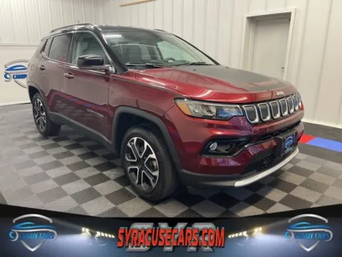 Red 2022 Jeep Compass Limited for sale in Syracuse, NY