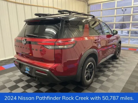 Another view of 2024 Nissan Pathfinder Rock Creek for sale in Syracuse, NY at Candy Cars