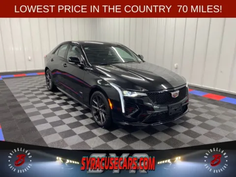 Black 2025 Cadillac CT4 V-Series for sale in Bridgeport, NY
