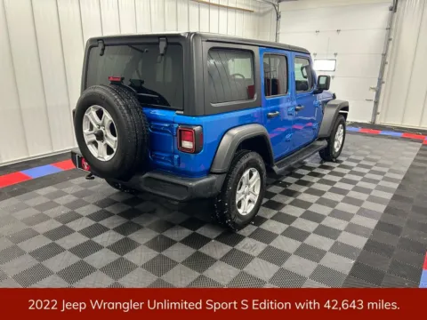 Another view of 2022 Jeep Wrangler Unlimited Sport S for sale in Bridgeport, NY at Bridgeland Auto Brokers