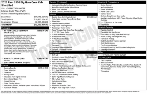 Photos of 2023 Ram 1500 Big Horn/Lone Star for sale in Bridgeport, NY at Bridgeland Auto Brokers