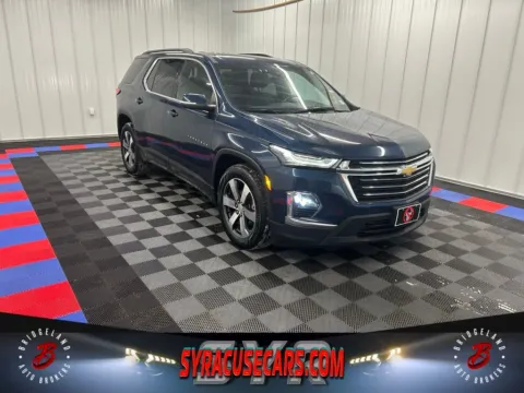 Blue 2023 Chevrolet Traverse LT Leather for sale in Bridgeport, NY