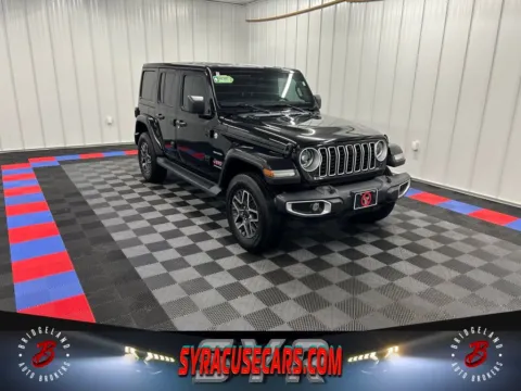Black 2024 Jeep Wrangler Sahara for sale in Bridgeport, NY