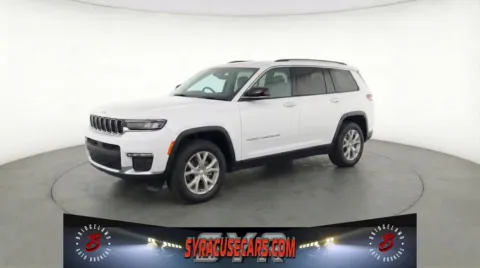 White 2021 Jeep Grand Cherokee L Limited for sale in Bridgeport, NY