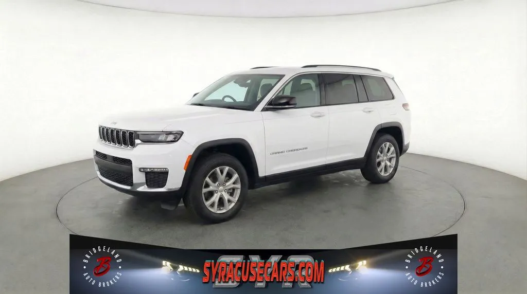 White 2021 Jeep Grand Cherokee L Limited for sale in Bridgeport, NY