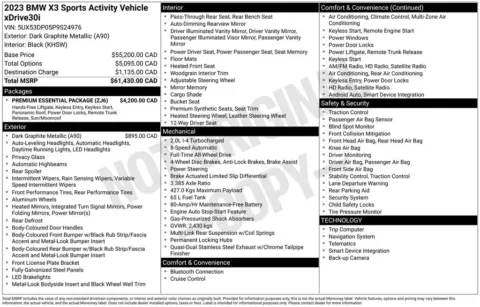 Photos of 2023 BMW X3 xDrive30i for sale in Bridgeport, NY at Bridgeland Auto Brokers