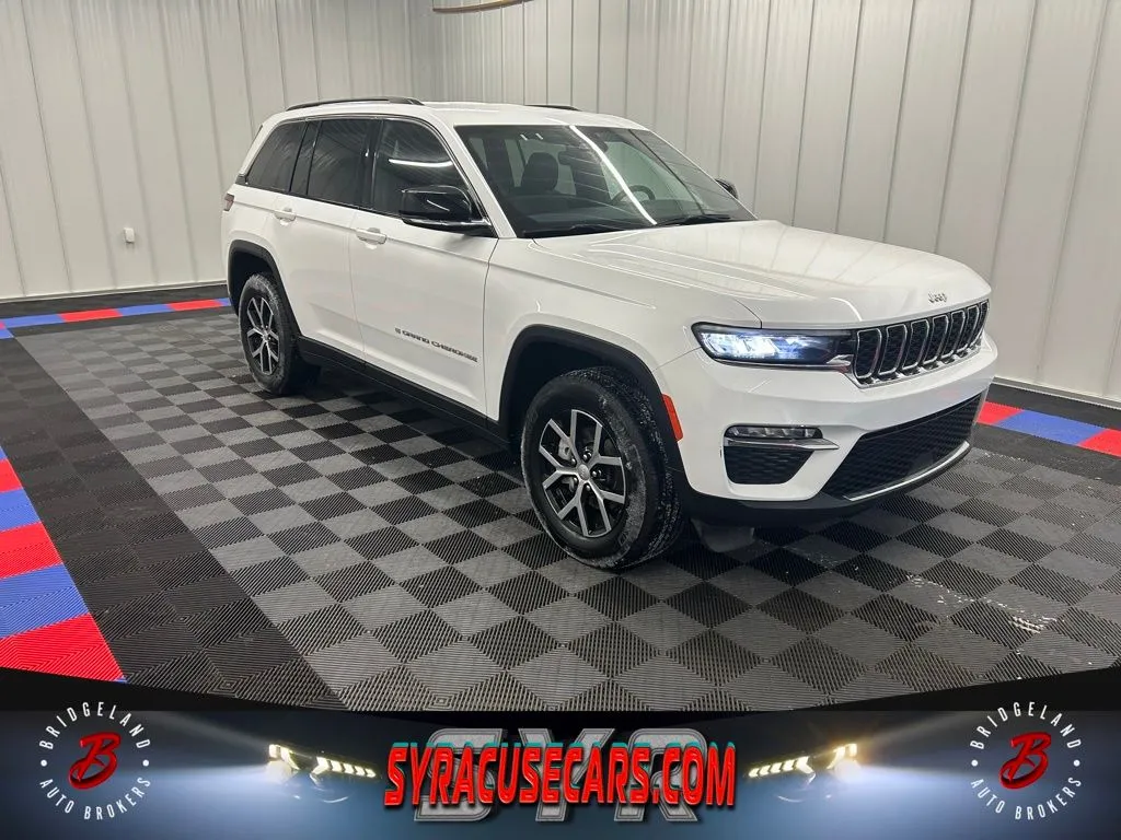 White 2024 Jeep Grand Cherokee Limited for sale in Bridgeport, NY