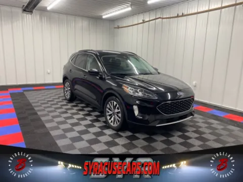 Black 2021 Ford Escape Hybrid Titanium for sale in Bridgeport, NY