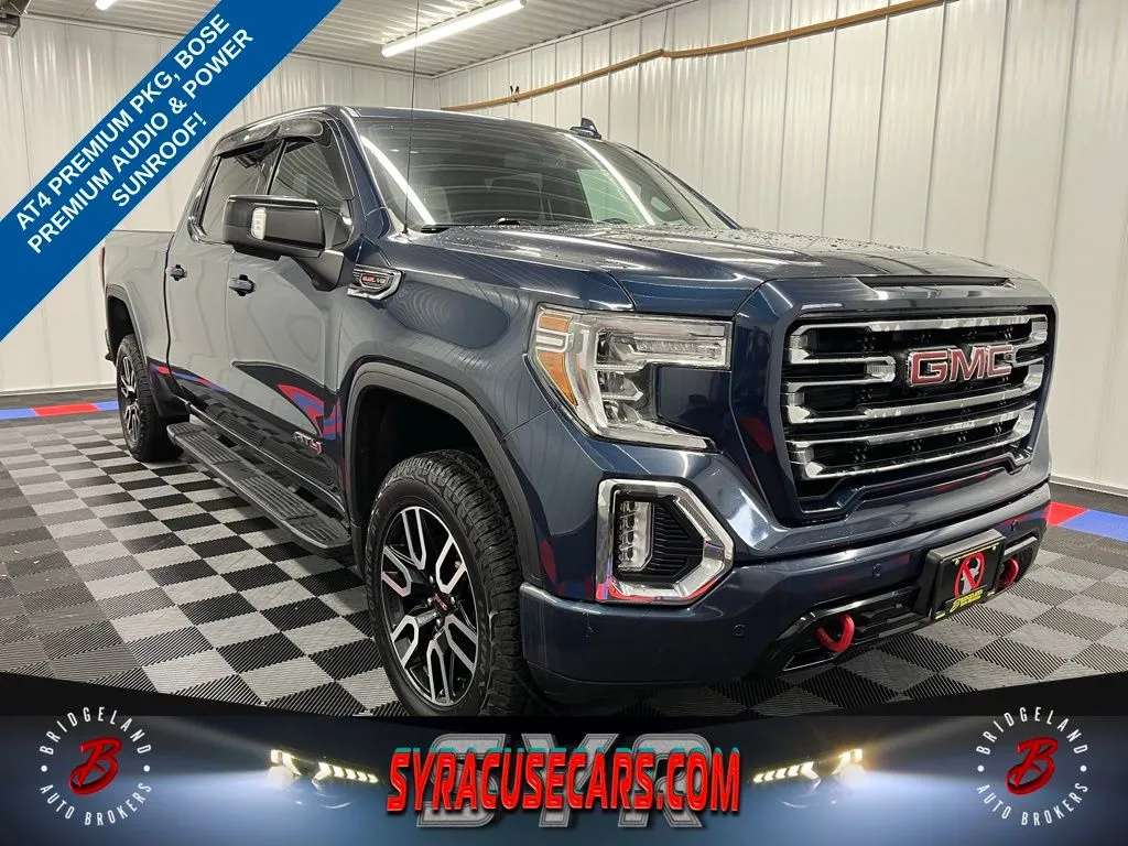 Blue 2020 GMC Sierra 1500 AT4 for sale in Bridgeport, NY