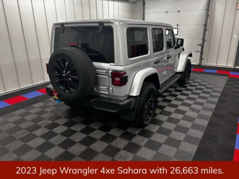 Another view of 2023 Jeep Wrangler Sahara 4xe for sale in Bridgeport, NY at Bridgeland Auto Brokers