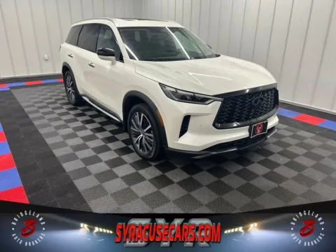 White 2024 INFINITI QX60 Sensory for sale in Bridgeport, NY