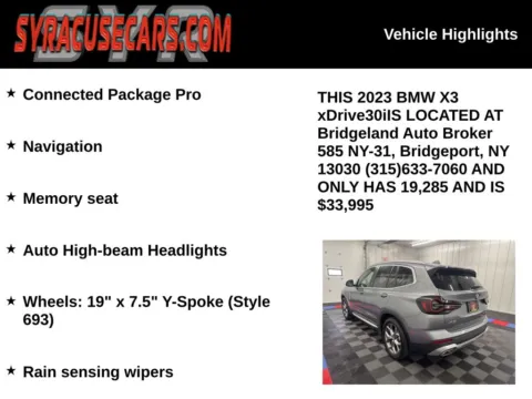 More photos of 2023 BMW X3 xDrive30i at Bridgeland Auto Brokers, NY