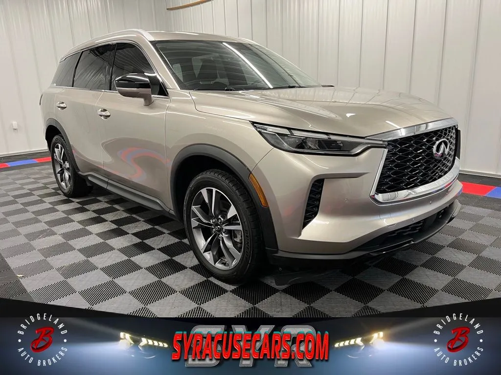 Black 2023 INFINITI QX60 LUXE for sale in Bridgeport, NY