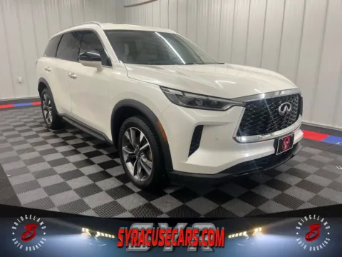White 2023 INFINITI QX60 LUXE for sale in Bridgeport, NY