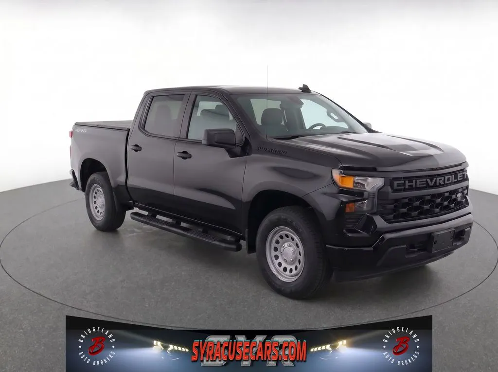 Black 2023 Chevrolet Silverado 1500 Custom for sale in Bridgeport, NY