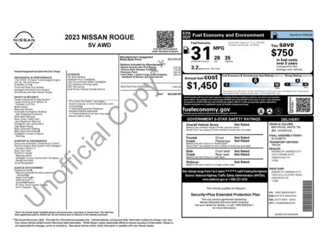 Photos of 2023 Nissan Rogue SV for sale in Bridgeport, NY at Bridgeland Auto Brokers