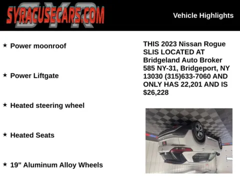 More photos of 2023 Nissan Rogue SL at Bridgeland Auto Brokers, NY