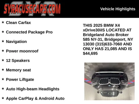More photos of 2025 BMW X4 xDrive30i at Bridgeland Auto Brokers, NY