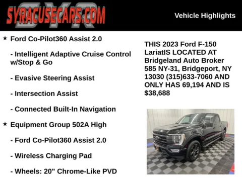 More photos of 2023 Ford F-150 Lariat at Bridgeland Auto Brokers, NY