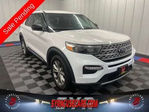 White 2022 Ford Explorer Limited for sale in Bridgeport, NY