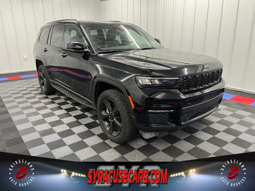 Black 2024 Jeep Grand Cherokee L Limited for sale in Bridgeport, NY