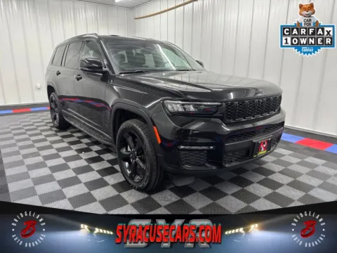 Black 2024 Jeep Grand Cherokee L Limited for sale in Bridgeport, NY