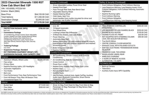 Photos of 2023 Chevrolet Silverado 1500 RST for sale in Bridgeport, NY at Bridgeland Auto Brokers