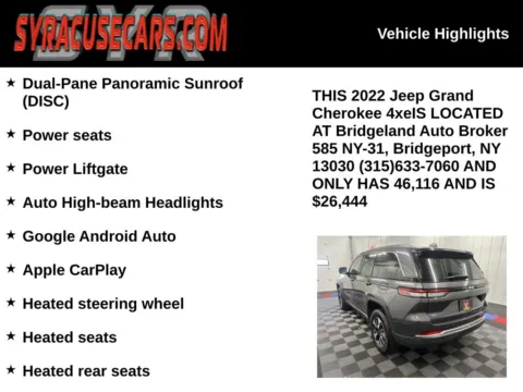 More photos of 2022 Jeep Grand Cherokee 4xe at Bridgeland Auto Brokers, NY