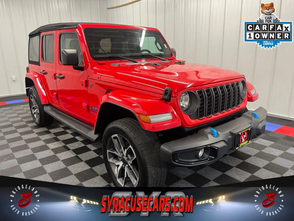 Red 2024 Jeep Wrangler Sport S 4xe for sale in Bridgeport, NY