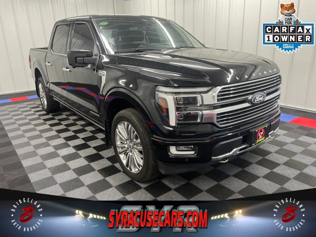 Black 2024 Ford F-150 Platinum for sale in Bridgeport, NY