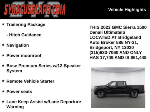 More photos of 2023 GMC Sierra 1500 Denali Ultimate at Bridgeland Auto Brokers, NY