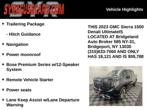 More photos of 2023 GMC Sierra 1500 Denali Ultimate at Bridgeland Auto Brokers, NY