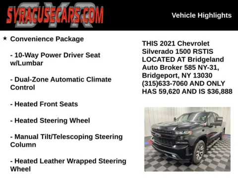 More photos of 2021 Chevrolet Silverado 1500 RST at Bridgeland Auto Brokers, NY