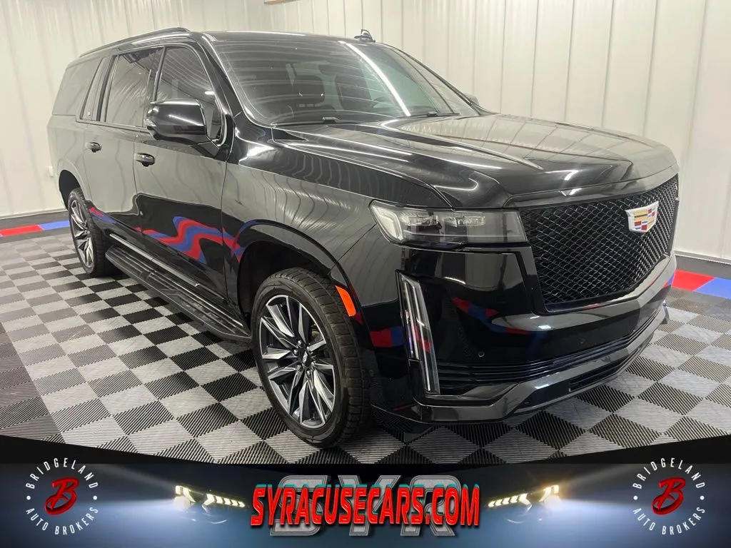 Black 2022 Cadillac Escalade ESV Sport for sale in Bridgeport, NY