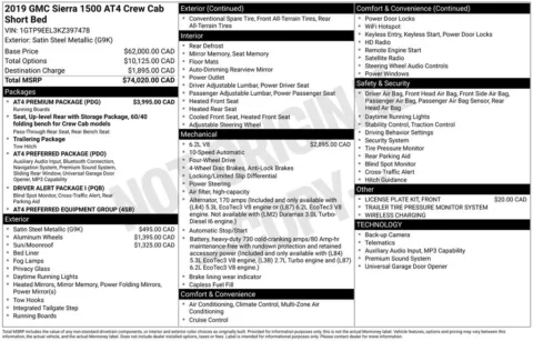 Photos of 2019 GMC Sierra 1500 AT4 for sale in Bridgeport, NY at Bridgeland Auto Brokers