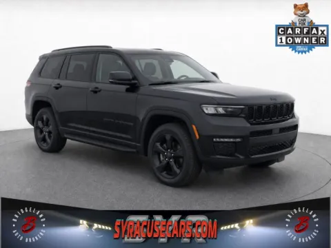 Black 2024 Jeep Grand Cherokee L Limited for sale in Bridgeport, NY