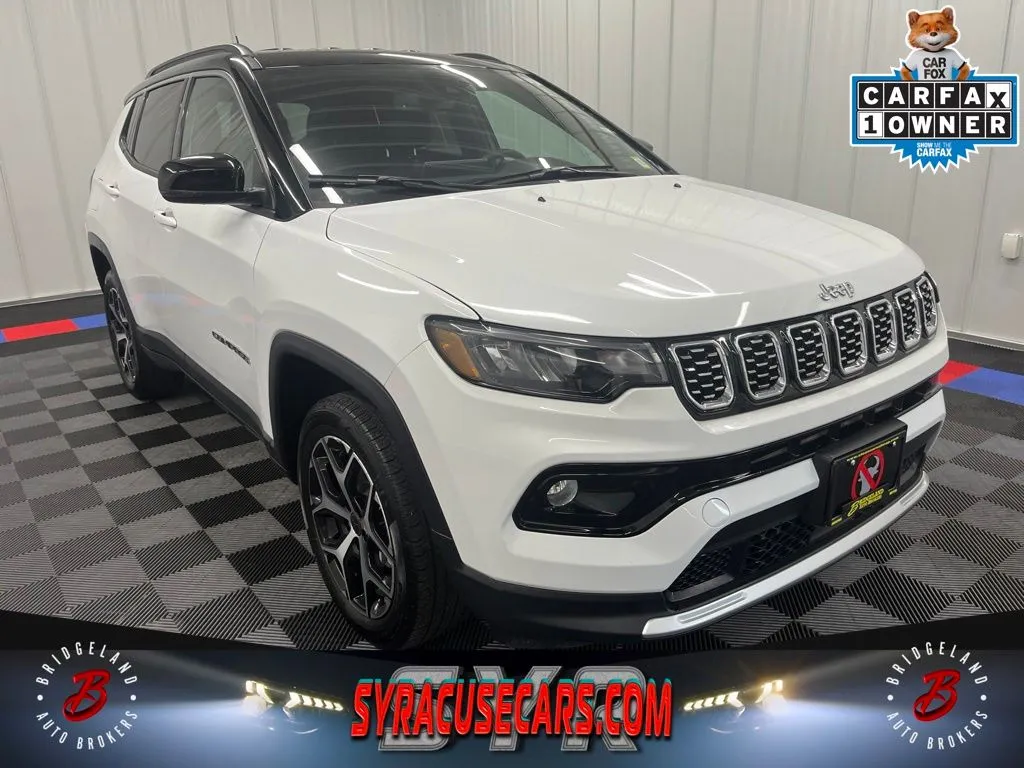 White 2026 Jeep Compass Limited for sale in Bridgeport, NY