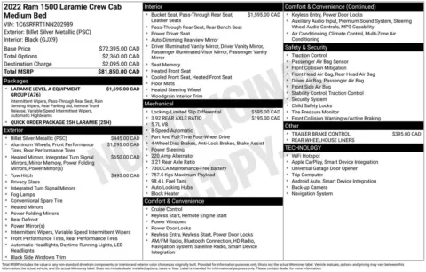 Photos of 2022 Ram 1500 Laramie for sale in Bridgeport, NY at Bridgeland Auto Brokers