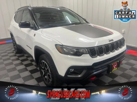 White 2025 Jeep Compass Trailhawk for sale in Bridgeport, NY
