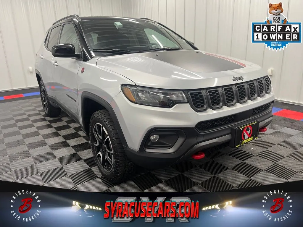 Silver 2025 Jeep Compass Trailhawk for sale in Bridgeport, NY