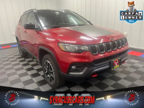 Red 2025 Jeep Compass Trailhawk for sale in Bridgeport, NY