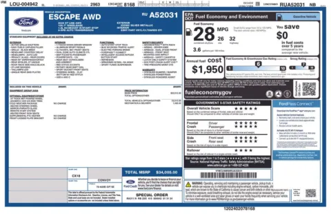 Photos of 2024 Ford Escape ST-Line for sale in Bridgeport, NY at Bridgeland Auto Brokers