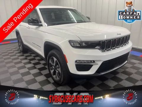 White 2023 Jeep Grand Cherokee 4xe for sale in Bridgeport, NY