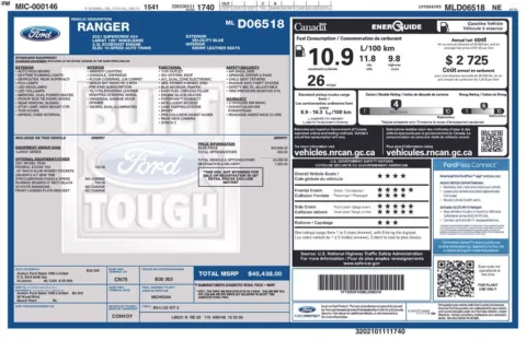 Photos of 2021 Ford Ranger Lariat for sale in Bridgeport, NY at Bridgeland Auto Brokers
