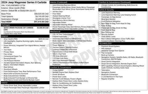 Photos of 2024 Jeep Wagoneer Series II for sale in Bridgeport, NY at Bridgeland Auto Brokers