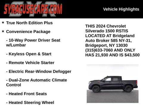 More photos of 2024 Chevrolet Silverado 1500 RST at Bridgeland Auto Brokers, NY