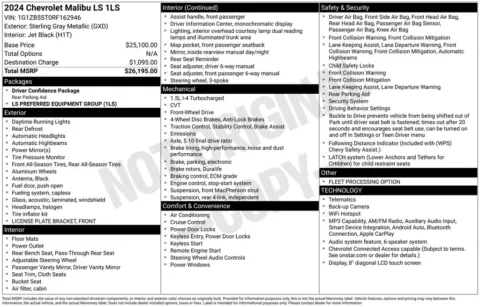 Photos of 2024 Chevrolet Malibu LS for sale in Bridgeport, NY at Bridgeland Auto Brokers