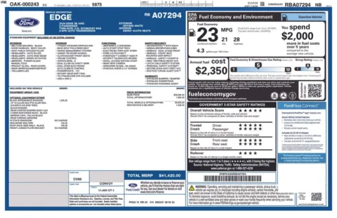 Photos of 2024 Ford Edge SE for sale in Bridgeport, NY at Bridgeland Auto Brokers