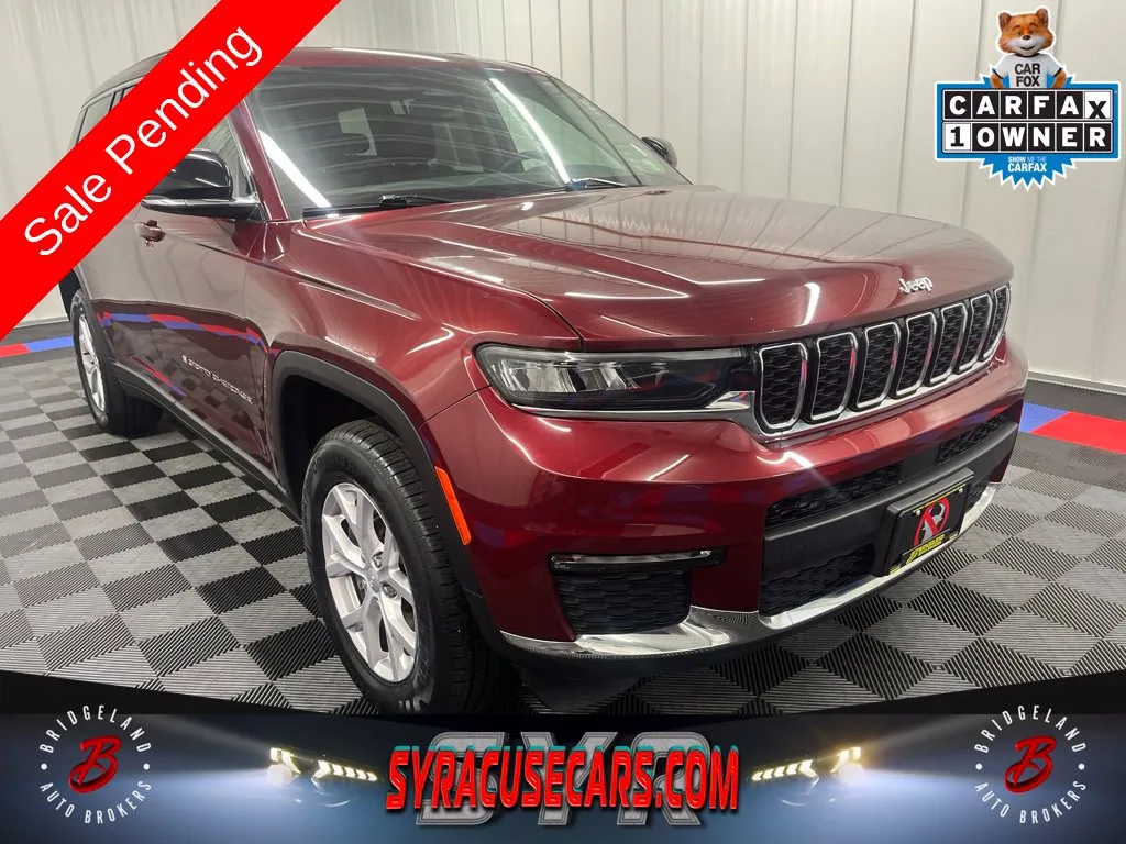 Red 2022 Jeep Grand Cherokee L Limited for sale in Bridgeport, NY