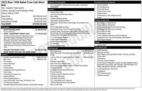 Photos of 2022 Ram 1500 Rebel for sale in Bridgeport, NY at Bridgeland Auto Brokers